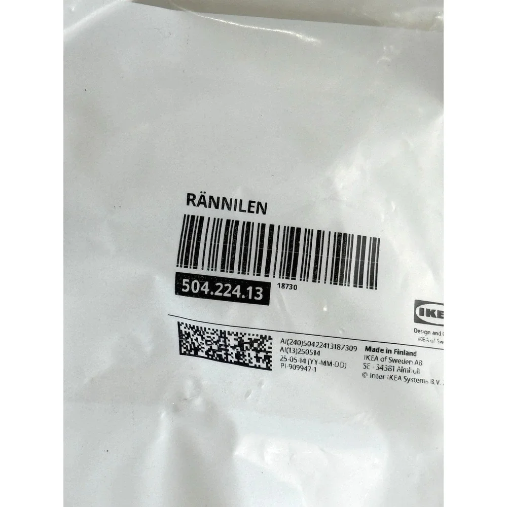 Ikea Rannilen Water Trap 1 Bowl 504.224.13 New Drain Plumbing